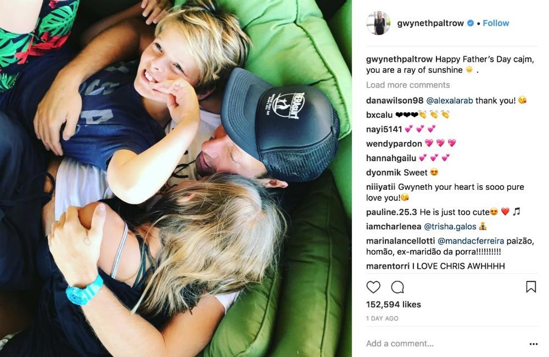 Gwyneth Paltrow praises Chris Martin and Brad F...
