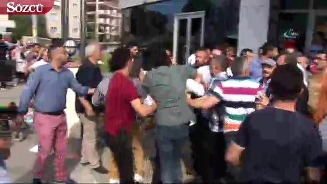 Ataşehir’de HDP’lilerle AKP’liler karşı karşıya geldi