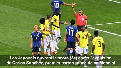 Le Japon crée la surprise en battant la Colombie 2-1