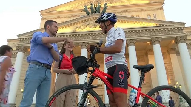 Ехали в Россию на велосипеде