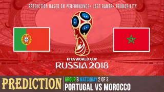 Portugal Vs Morocco Score Prediction |  2018 World Cup Russia | Portugal Vs Morocco