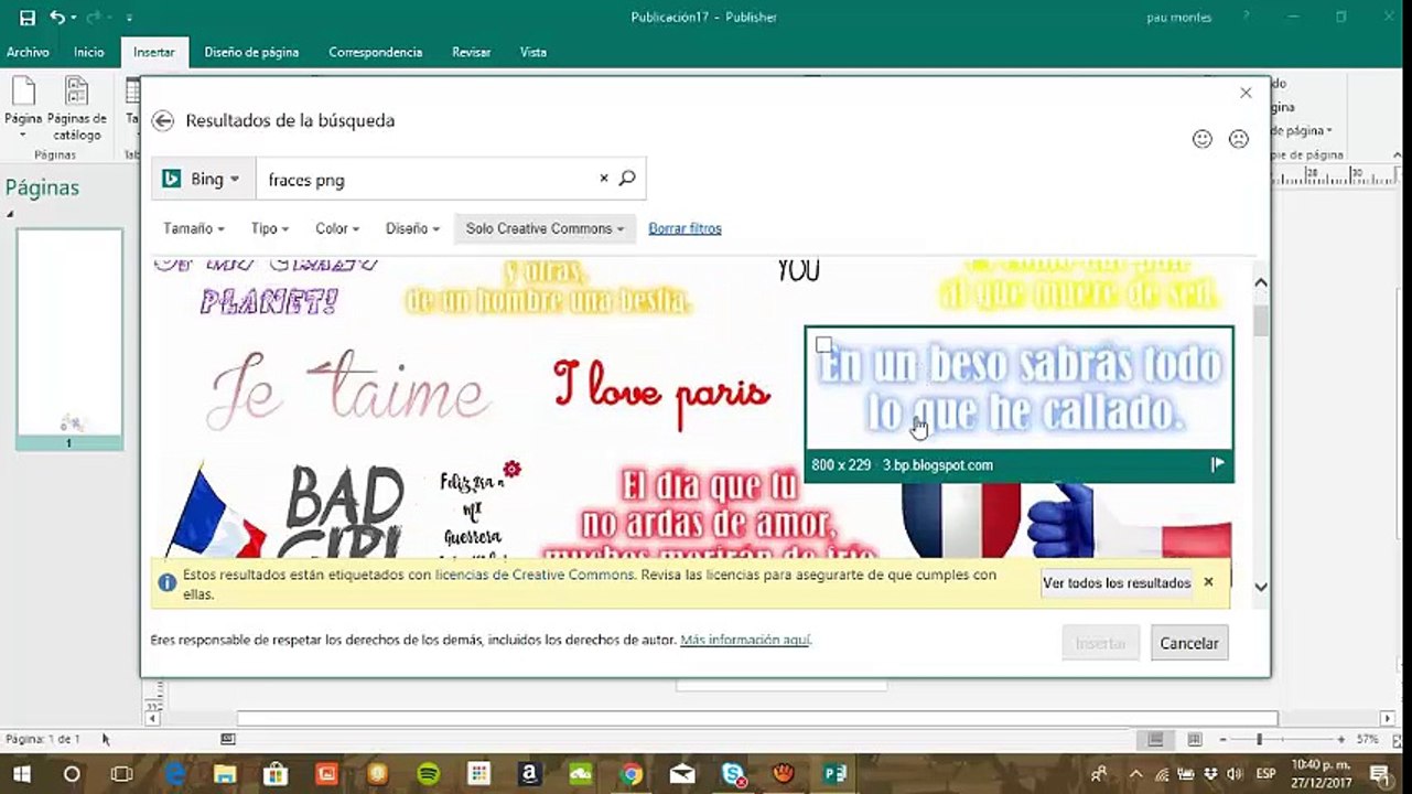 Como hacer un separador de libros con Publisher