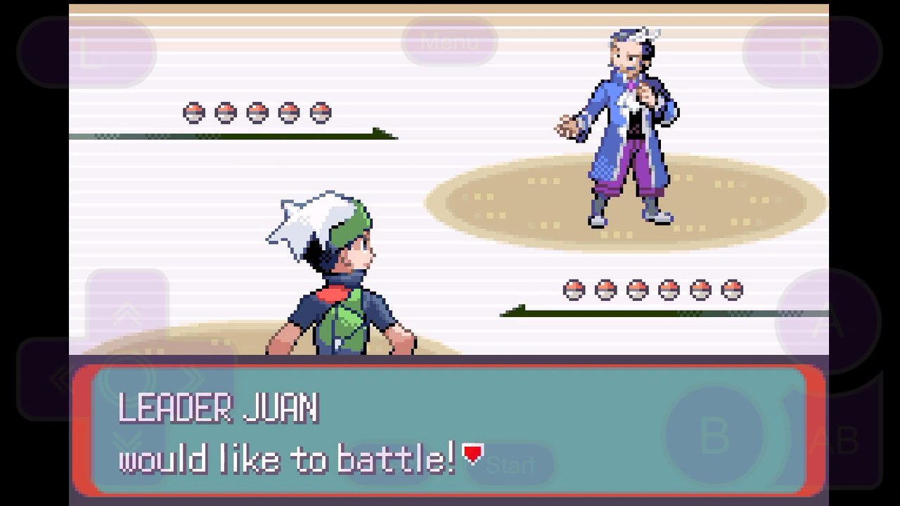 Pokemon Emerald - Leader Juan
