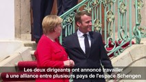 UE: Macron vole au secours de Merkel sur les migrants