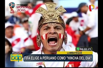 Sepa cuánto invirtió el ‘hincha del día’ para alentar a la ‘bicolor’ en Rusia