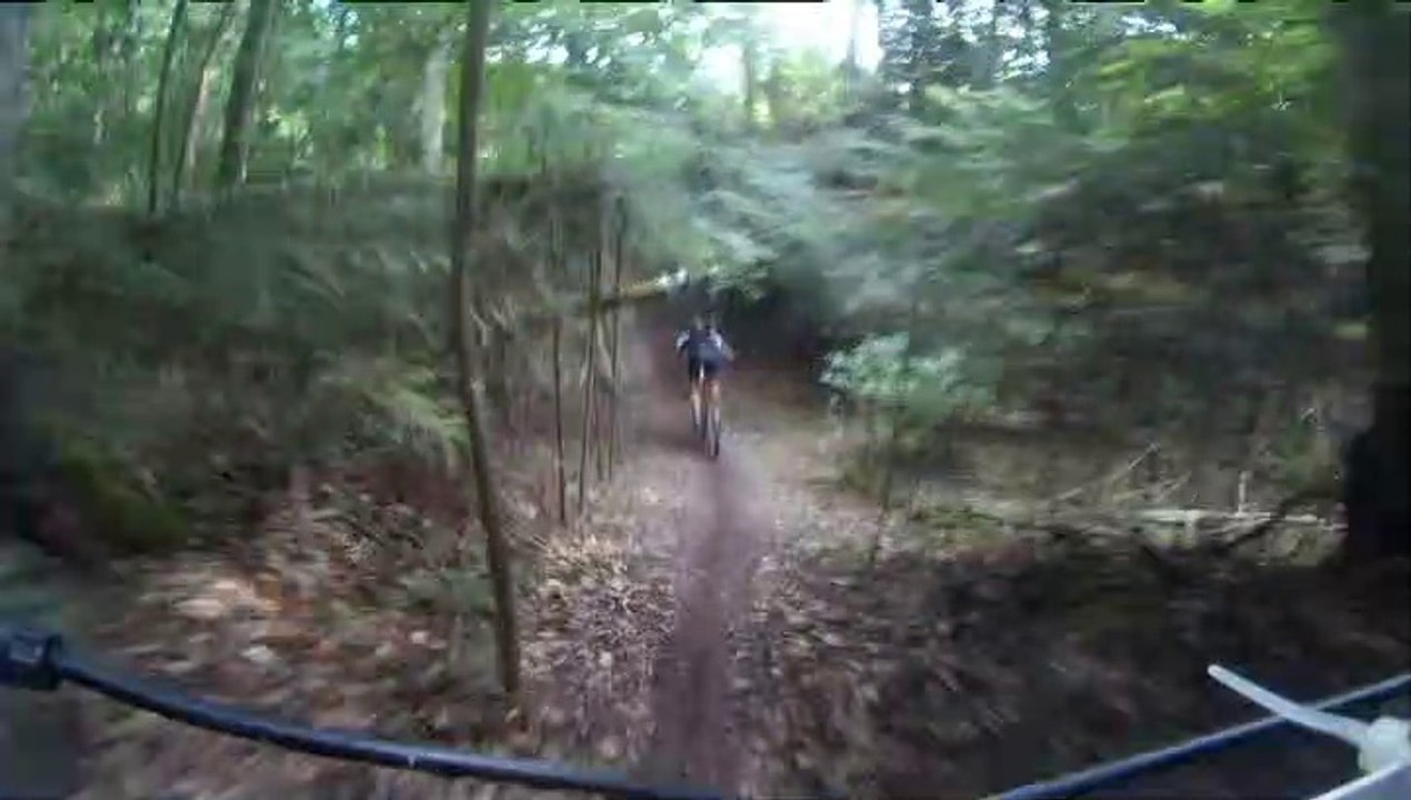 Enchaînement VTT sur La Rose d'Antran 2018