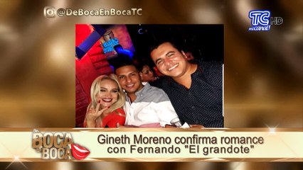 Gineth Moreno cuenta todos los detalles de us nieva relación sentimental