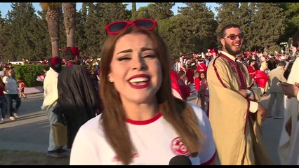 رد فعل الجماهير التونسية على مباراتهم أمام إنجلترا