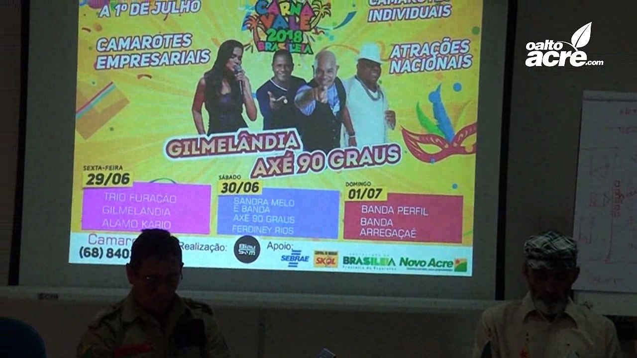 Programação do Carnavale 2018 - Brasiléia/Acre