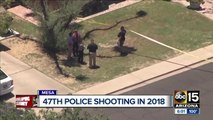 Mesa officer shoots armed man wanted in connection to morning robbery