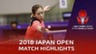 Liu Shiwen vs Chen Szu-Yu | 2018 Japan Open Highlights (R16)