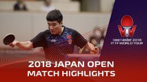 Zhang Jike vs Liang Jingkun | 2018 Japan Open Highlights (R16)