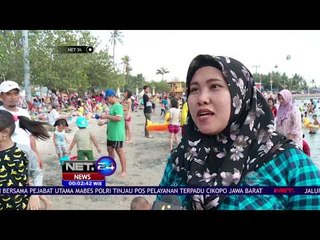 Ramainya Pengunjung di Pantai Ancol -NET24
