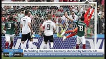 World Cup Russia 2018 - Matchday 4 - Defending champions Germany were stunned by Mexico 1-0 in their opening game.
