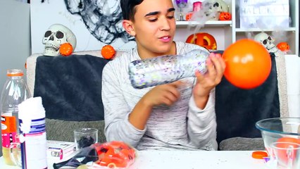 SLIME D'HALLOWEEN AVEC DES BALLONS -!! JustJonathan