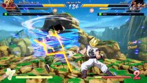 Dragon ball fighterz using DHC in game