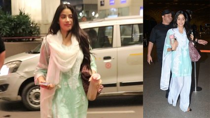 Jhanvi Kapoor का एयरपोर्ट पर सूट अवतार देखते रह जाएंगे; Watch Video| Boldsky