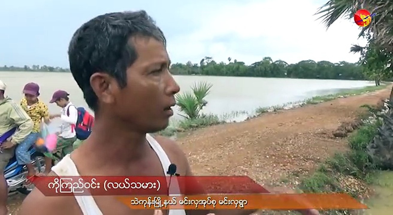 သဲကုန္းၿမိဳ႕နယ္အတြင္း စုိက္ပ်ိဳးၿပီးစ လယ္ဧက ၂ ေသာင္းေက်ာ္ ေရျမဳပ္ (ရုပ္/သံ)ဧရာဝတီ ၊ ဇြန္ ၁၄ ၊ ၂၀၁၈မုိးရြာသြန္းမႈမ်ားျပားေသာေၾကာင့္ ပဲခူးတုိင္း အေနာက္ပုိင္း