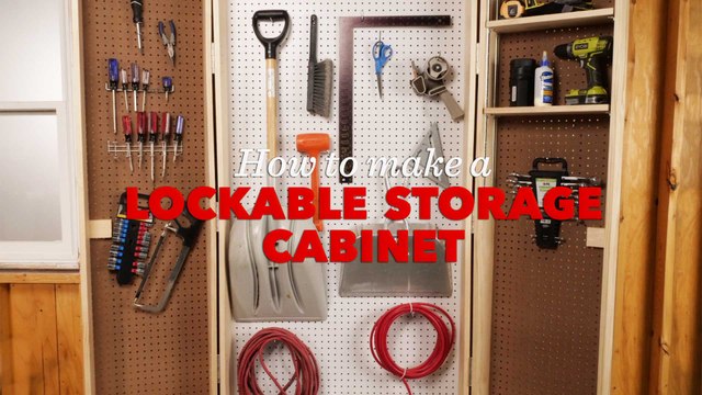 How to Build a Lockable Storage Cabinet