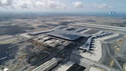 3. Havalimanı Tarihi Sefer Öncesi Havadan Görüntülendi