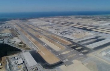 3. Havalimanı Tarihi Sefer Öncesi Havadan Görüntülendi