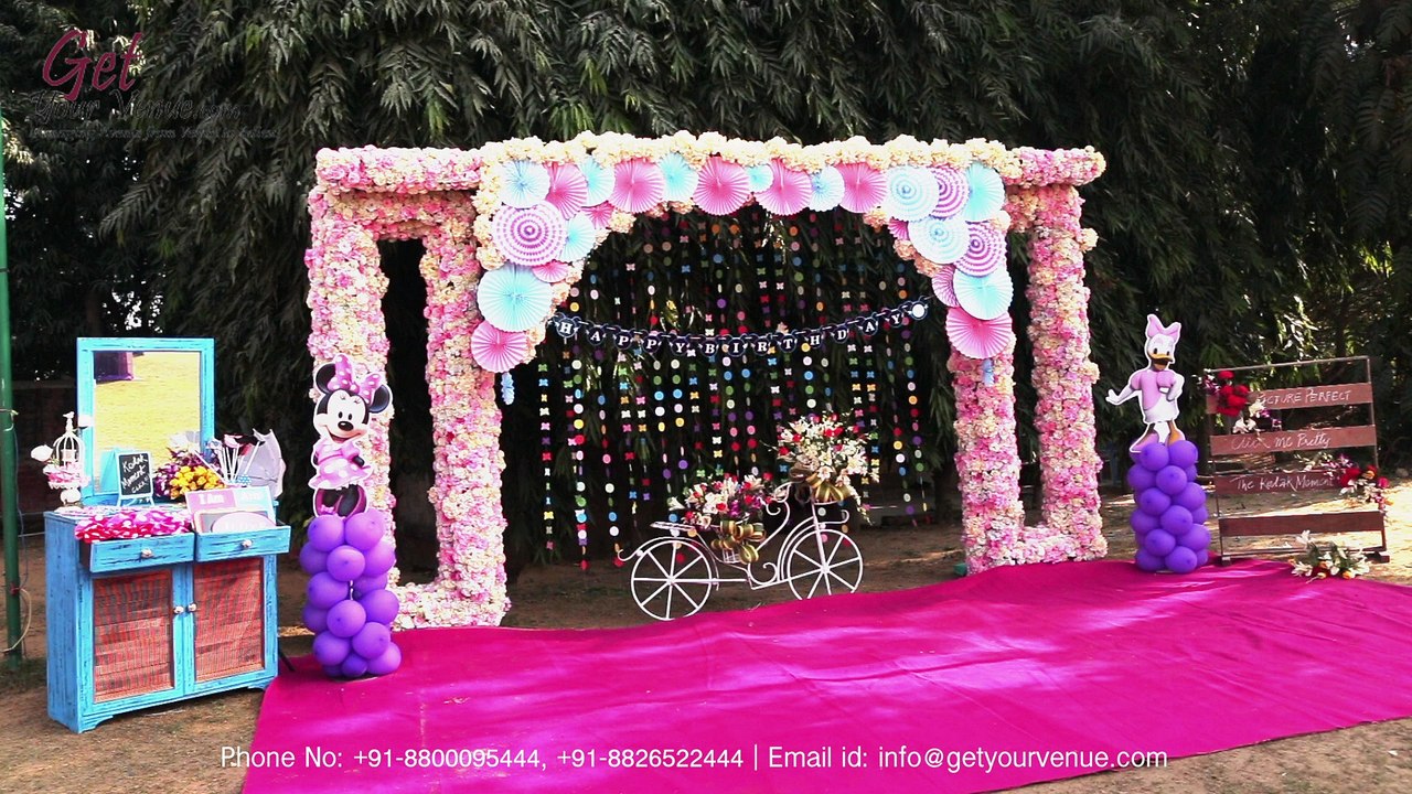 Naisha's 5th birthday decorations - Top birthday planners in Delhi | GetYourVenue