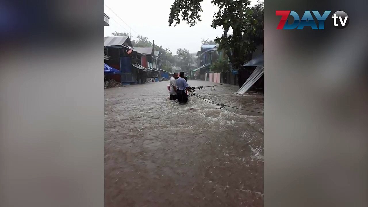 ေမာ္လၿမိဳင္ၿမိဳ႕မွာ ေရႀကီးေရလွ်ံမႈေတြ ျဖစ္ေပၚေနဇြန္-၁၇၊၂၀၁၈ဒီေန႔ မနက္ပိုင္းက မိုးသည္းထန္စြာ ရြာသြန္းခဲ့လုိ႔ ေမာ္လၿမိဳင္ၿမိဳ႕ ထဲမွာ ေရႀကီးေရလွ်ံမႈ ဆိုးဆိုးရြ