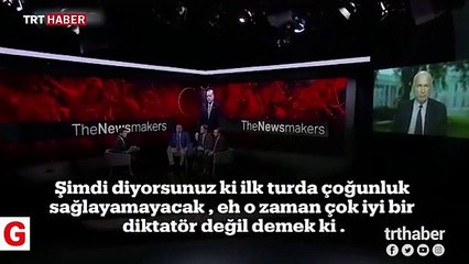 TRT sunucusu ABD'li konuğuna zor anlar yaşattı