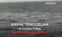Kapal Tenggelam di Danau Toba, 188 Orang Masih Hilang