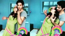 Jhanvi Kapoor FALLS in Ishaan Khatter's arms during Dhadak promotions; Watch Video| FilmiBeat