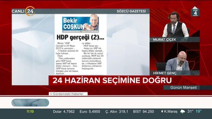 Bekir Coşkun'un HDP'ye oy çağrısı gündemde