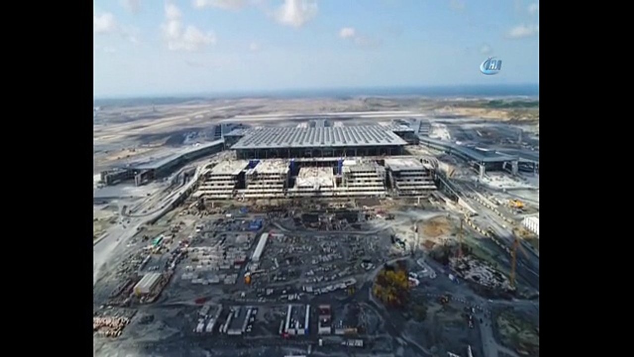 3. Havalimanı'nın  son durumu böyle görüntülendi