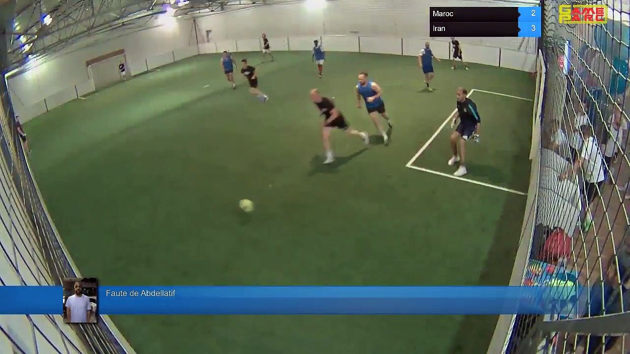 Faute de Abdellatif - Maroc Vs Iran - 19/06/18 20:00 - CDM 2018 Poule B 19/06 - Poitiers Game Parc