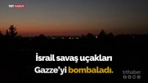 İsrail Gazze'de Hamas'a ait 25 hedefi vurdu