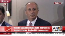 Muharrem İnce,  genel yayın yönetmenleri ile kahvaltılı toplantıda bir araya geldi