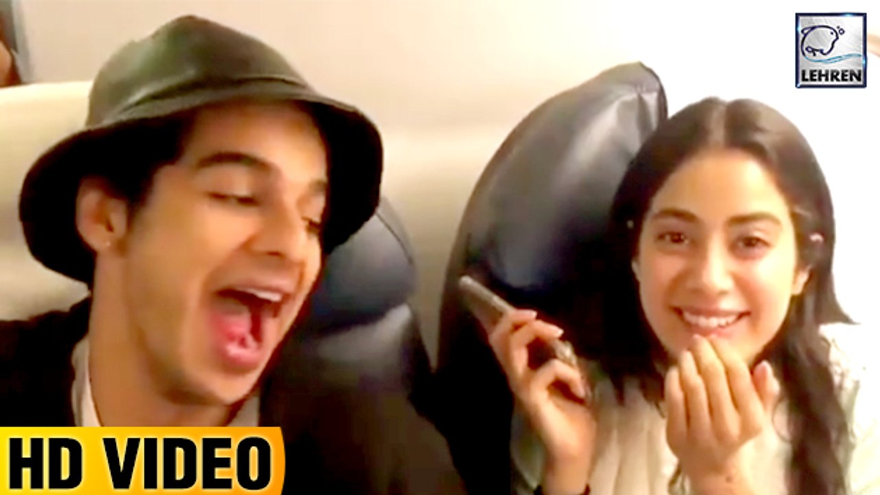 Janhvi Kapoor Teases Ishaan Khattar | Dhadak