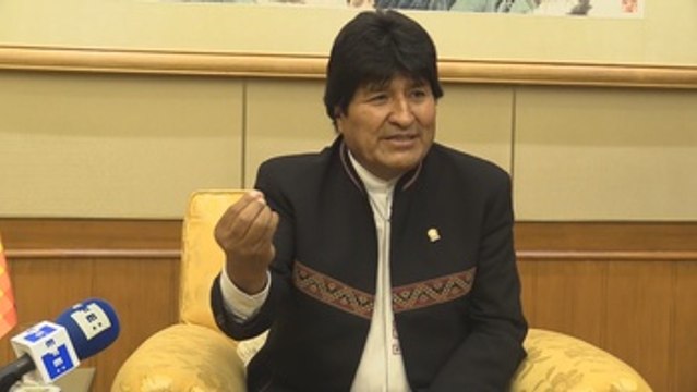 Evo Morales defiende los lazos con China frente a un EEUU enemigo de la paz