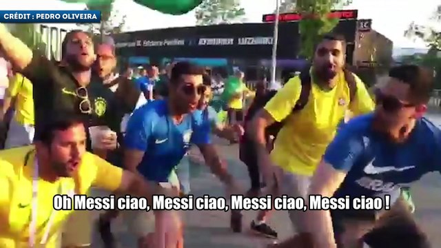 Messi Ciao , le chant moqueur des Brésiliens