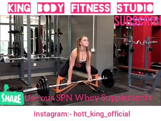 King Body Fitness Studio presents body building inspiration