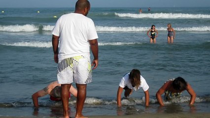 Judo plage, tous à l'eau!