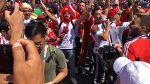 Les Marocains font monter l’ambiance au stade Loujniki avant Portugal - Maroc