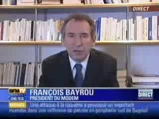 François Bayrou chez Bourdin 2_2  RMC/BFM