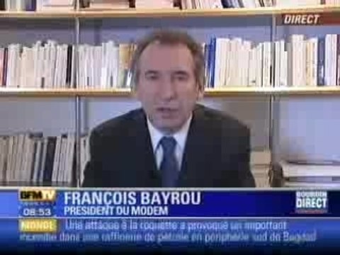 François Bayrou chez Bourdin 2_2 RMC/BFM