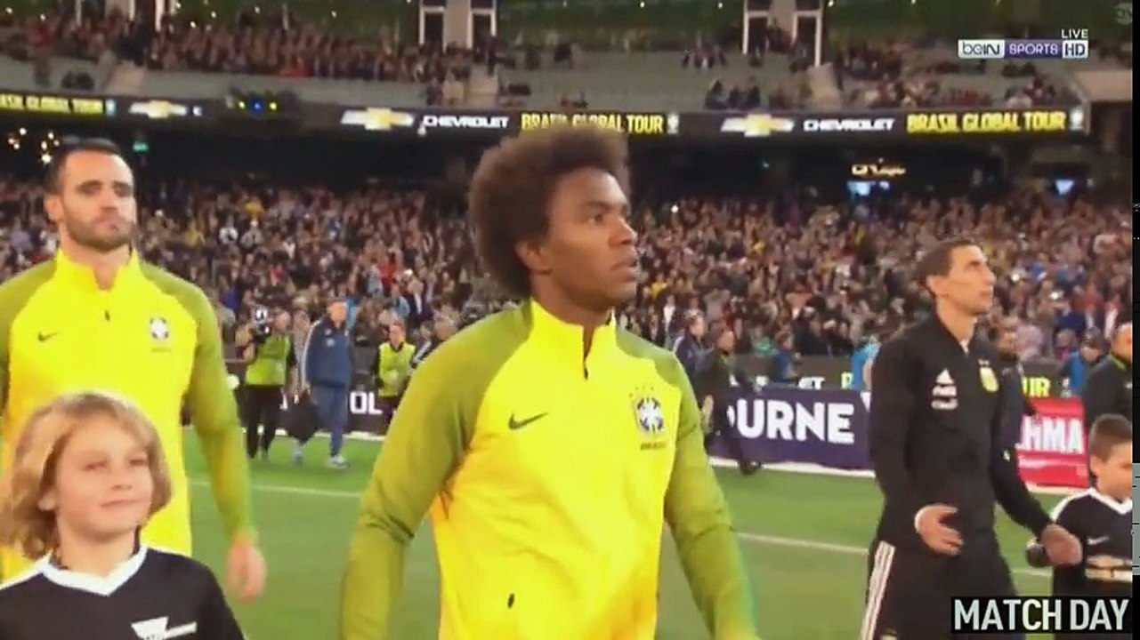 Brazil vs Argentina 0-1 - Goal & Extended Match Highlights - Friendly 09-06-2017 HD