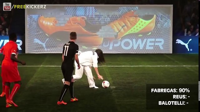 REUS vs. BALOTELLI vs. FABREGAS - evoPOWER CHALLENGE - Part 2-2