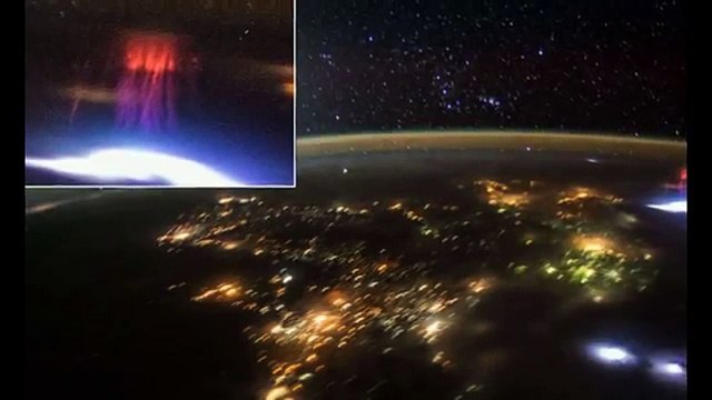 Extrañas luces captadas desde estación orbital