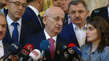 TBMM Başkanı Kahraman: 'Cumhurbaşkanlığı seçiminin birinci turda tamamlanacağına inanıyorum'