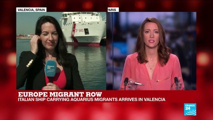 Aquarius boat arrives in Spain: "Most of the migrants have experienced extreme violence"