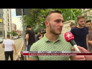 Zhvillohet provimi i fundit i maturës - News, Lajme - Vizion Plus