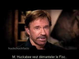 Video Présidentielle US- Mike Huckabee & Chuck Norris